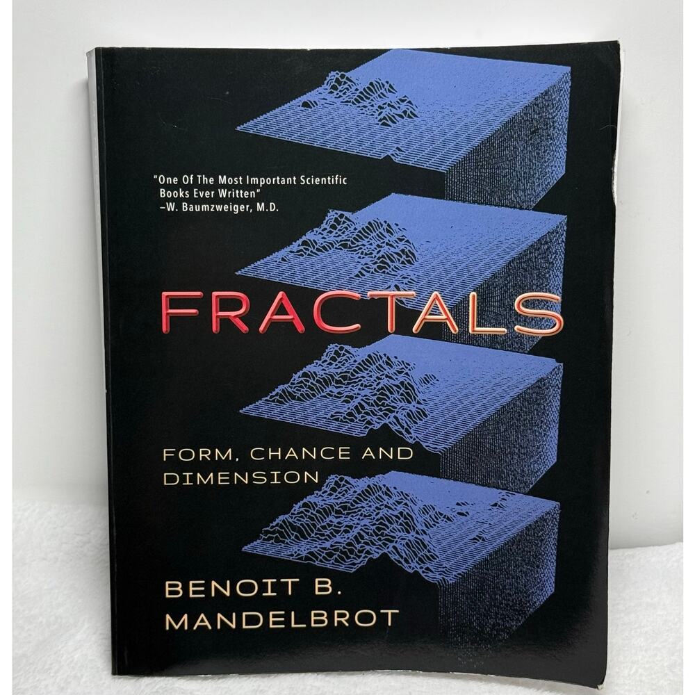 Fractals Form Chance & Dimension‎ Mandelbrot Math Geometry Chaos Theory PB Book